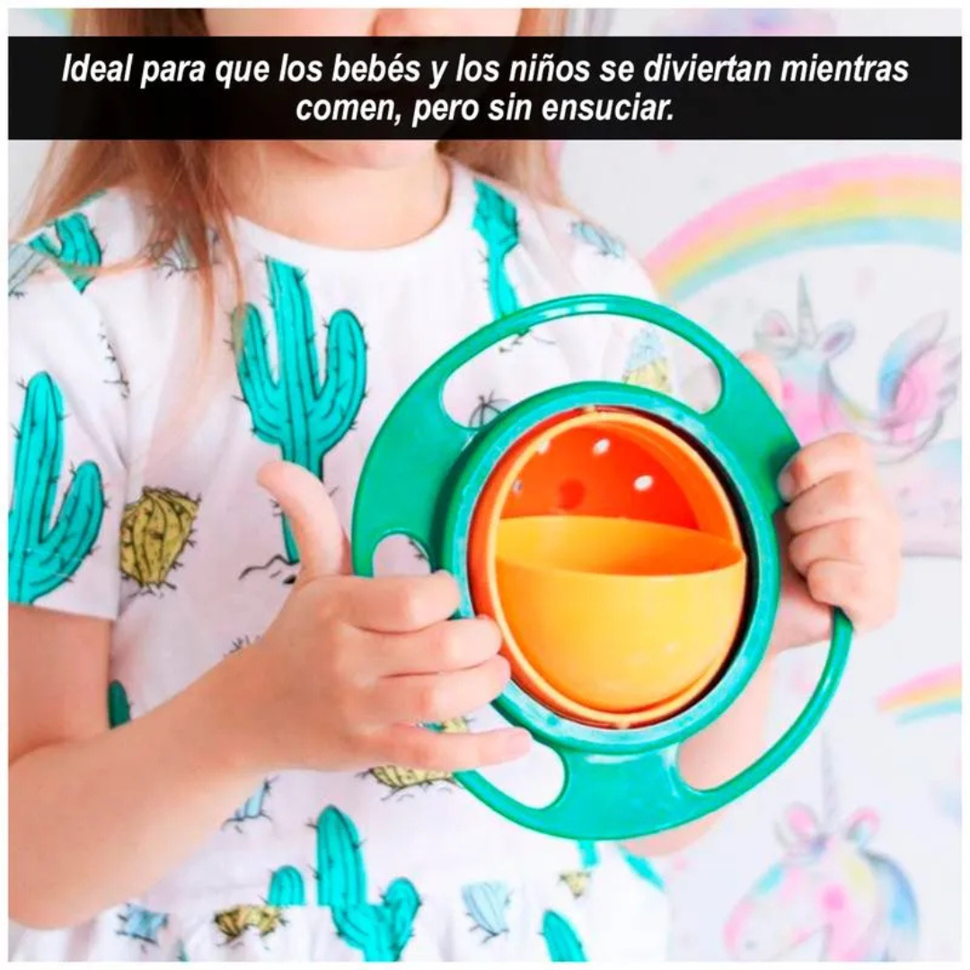 PLATO 360° ANTIDERRAMES PARA BEBÉ
