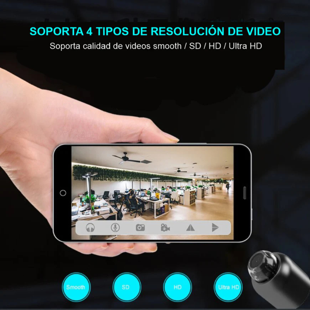 MINI CAMARA WIFI FORMA DE BALA