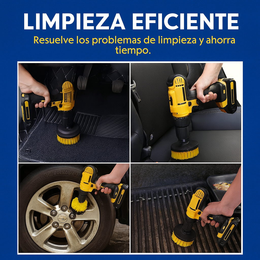 KIT DE CEPILLO PARA TALADRO