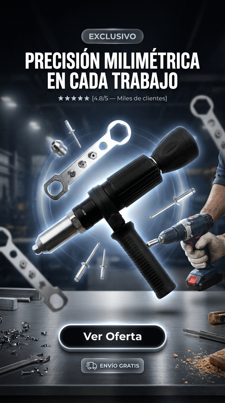 ADAPTADOR REMACHADORA PARA TALADRO