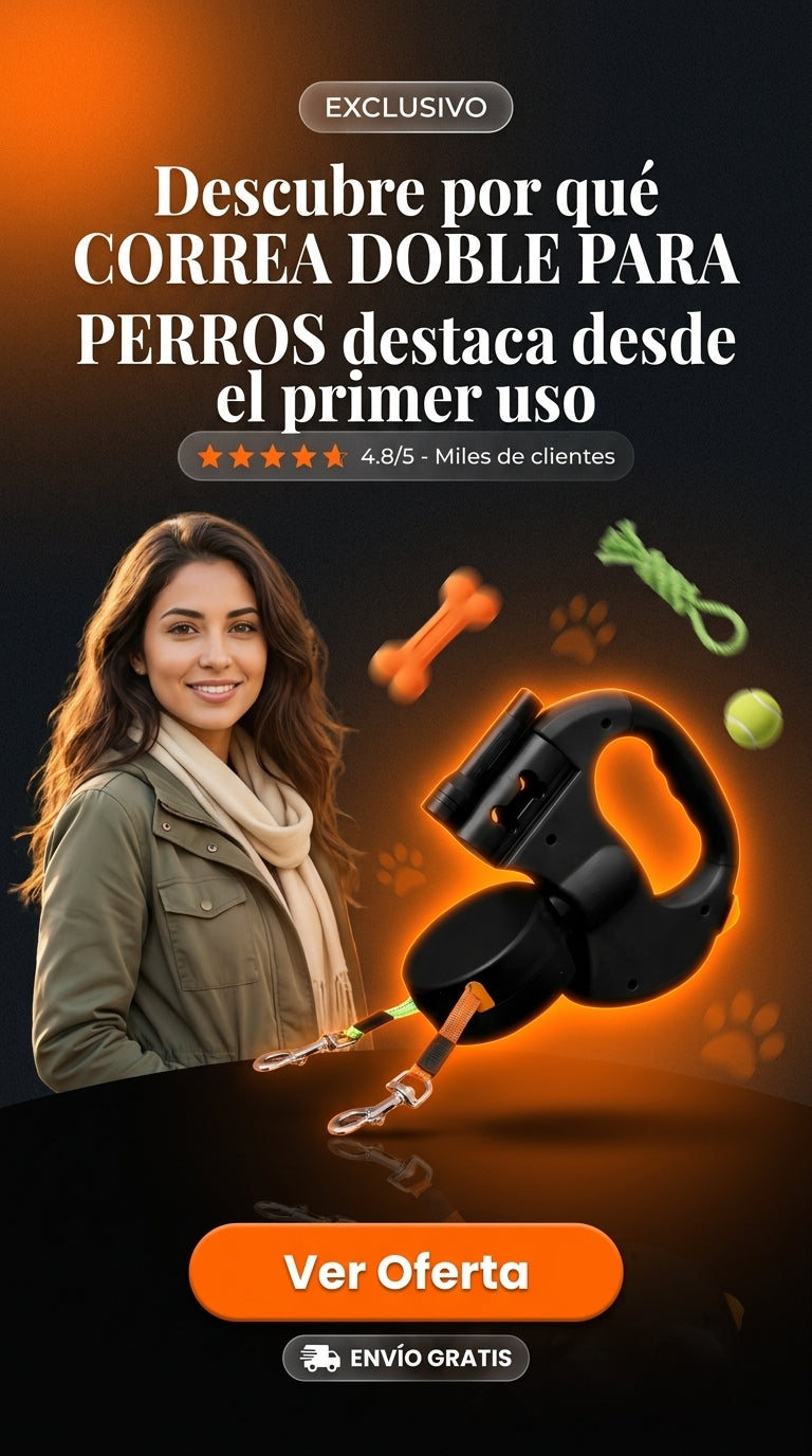 CORREA DOBLE PARA PERRO