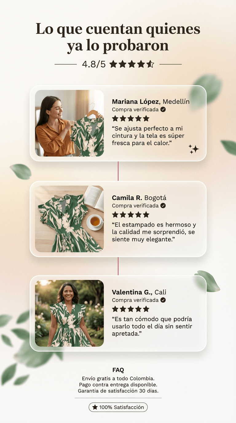 “EL VESTIDO QUE REALZA TU FIGURAY ENAMORA A PRIMERA VISTA 🌸 – Diseño Floral Elegante y Súper Cómodo”