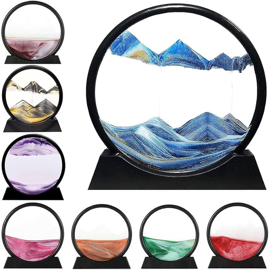 RELOJ DE ARENA CIRCULAR - PAISAJISTA