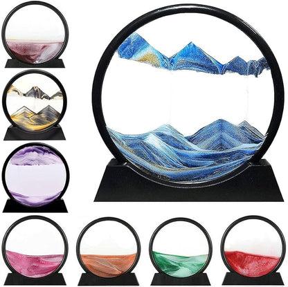 RELOJ DE ARENA CIRCULAR - PAISAJISTA