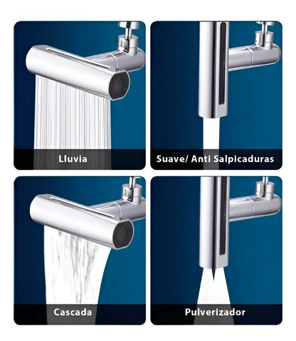 GRIFO UNIVERSAL (4 tipos de lluvia)