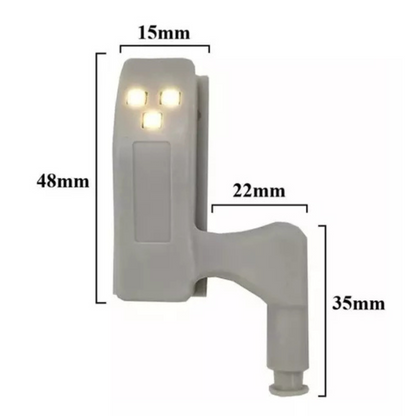 PROTECTOR DE BISAGRAS CON LUZ LED X 2