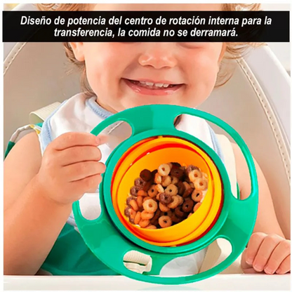 PLATO 360° ANTIDERRAMES PARA BEBÉ