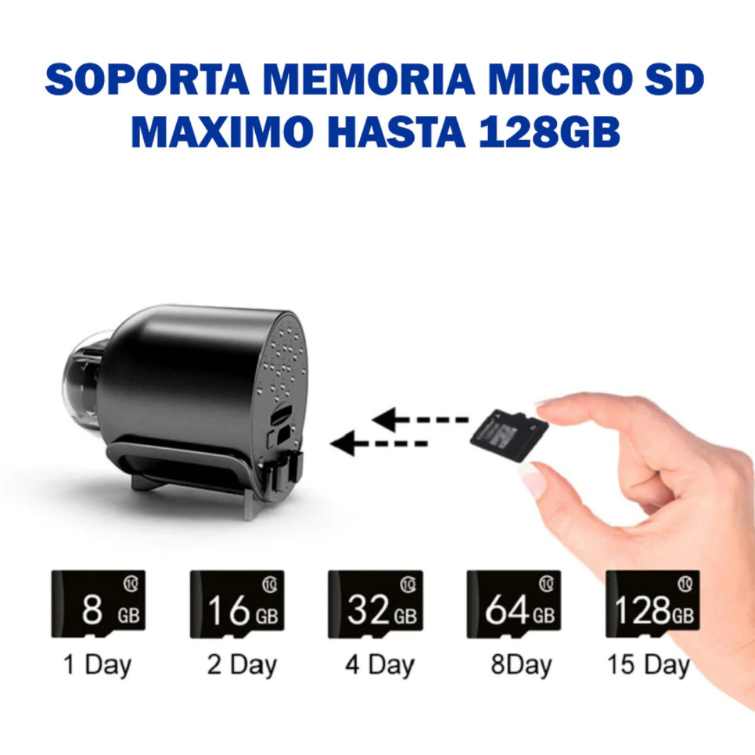 MINI CAMARA WIFI FORMA DE BALA