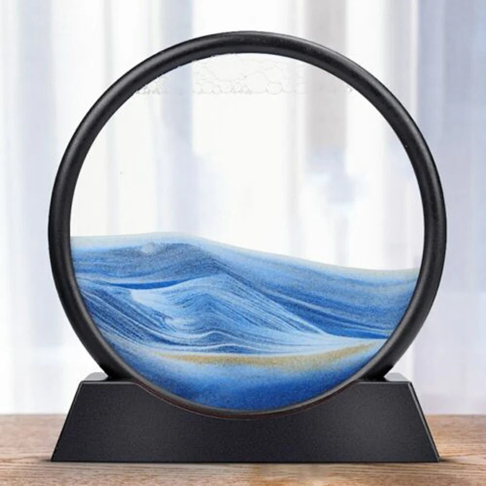 RELOJ DE ARENA CIRCULAR - PAISAJISTA