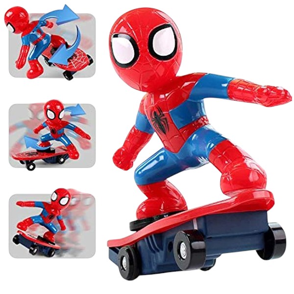 SPIDERMAN EN PATINETA