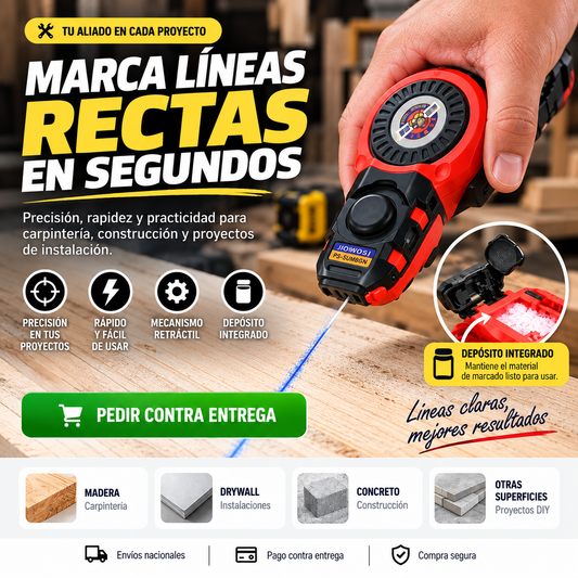 HERRAMIENTA PARA MARCAR LINEAS DE CONSTRUCCIÓN