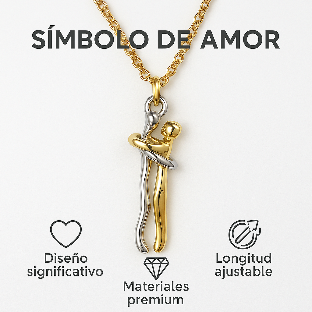 COLLAR DE PAREJA (Abrazo Eterno)