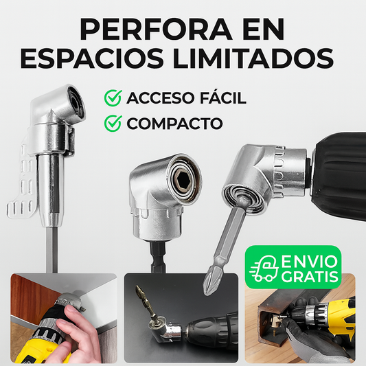 ADAPTADOR ANGULAR PUNTA HEXAGONAL T