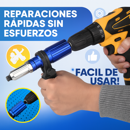 ADAPTADOR REMACHADORA PARA TALADRO