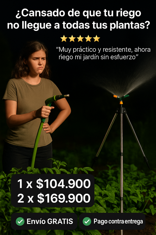 TRIPODE ASPERSOR PARA JARDINERIA