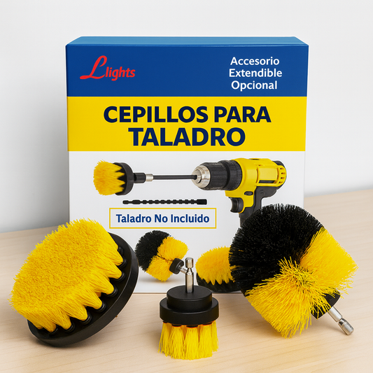 KIT DE CEPILLO PARA TALADRO