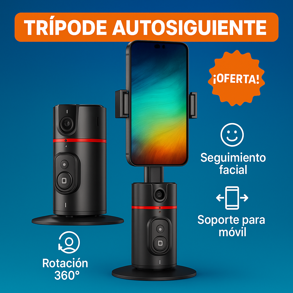 TRIPODE INALAMBRICO DE SEGUIMIENTO FACIAL