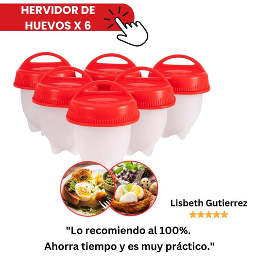 HERVIDOR DE HUEVOS X 6