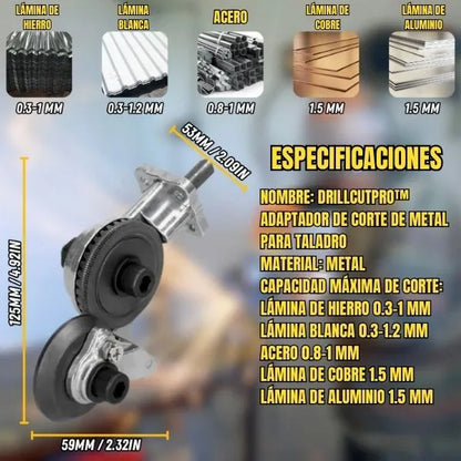 ADAPTADOR PARA TALADRO A CORTADORA