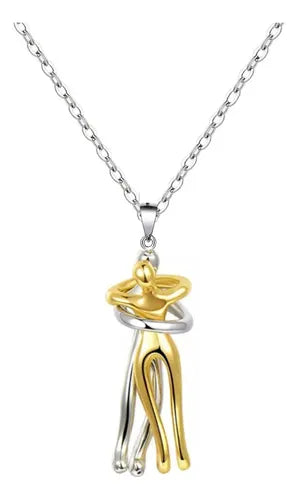 COLLAR DE PAREJA (Abrazo Eterno)