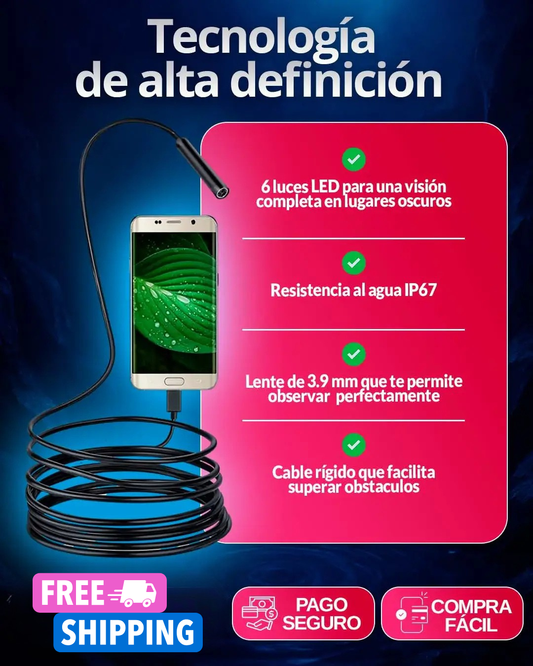 CAMARA ENDOSCOPICA PARA ESPACIOS PEQUEÑOS (herramientas)