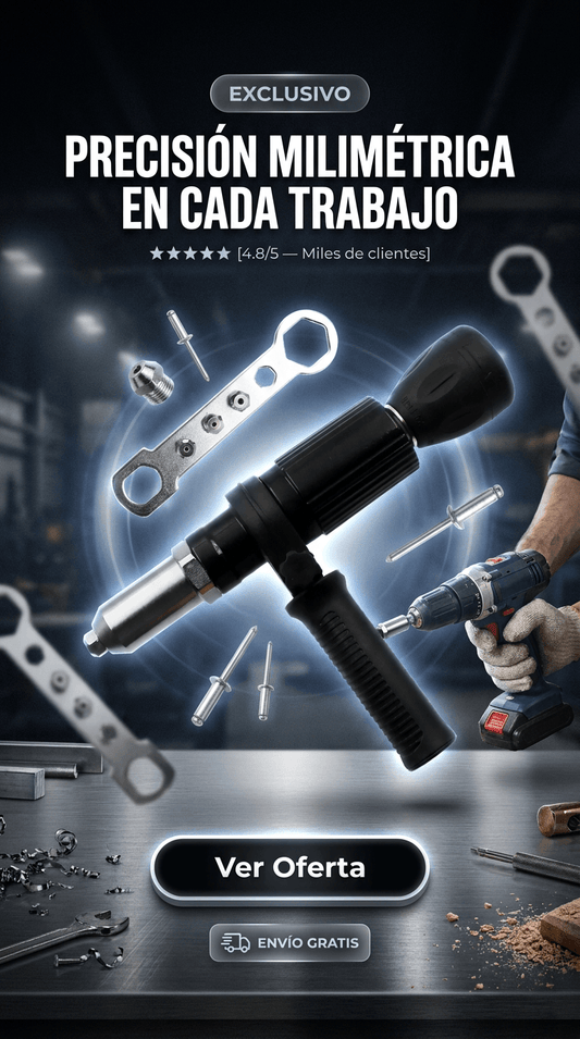 ADAPTADOR REMACHADORA PARA TALADRO