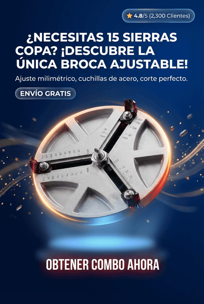 BROCA PERFORADORA AJUSTABLE