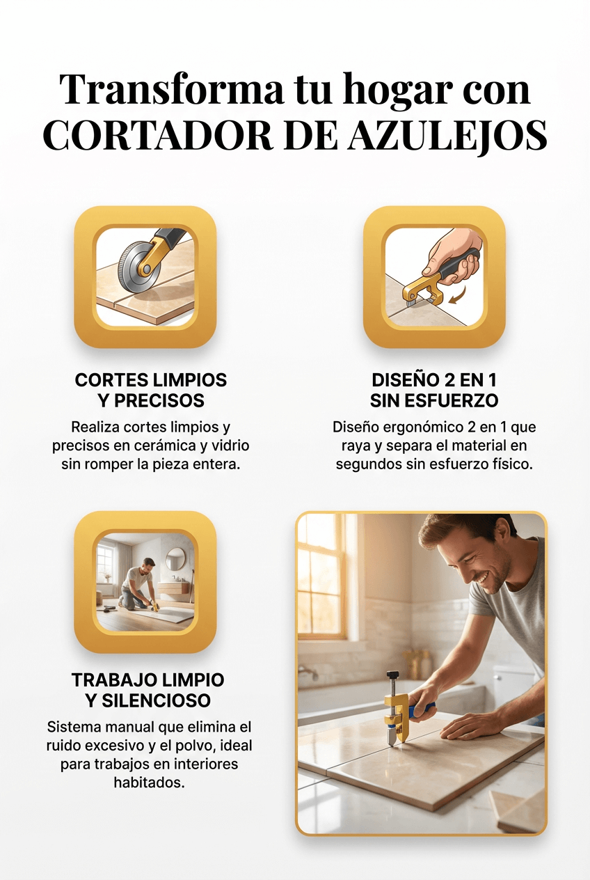 CORTADOR DE AZULEJOS 2 EN 1