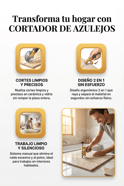CORTADOR DE AZULEJOS 2 EN 1