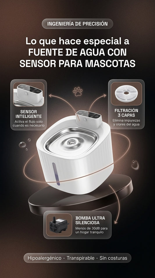 FUENTE DE AGUA PARA MASCOTAS