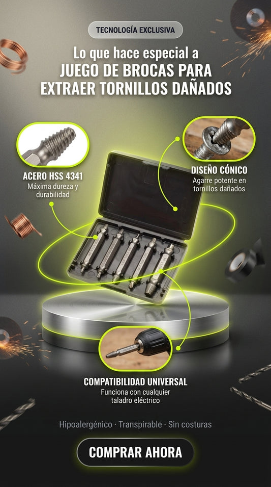 BROCAS PARA EXTRAER TORNILLOS