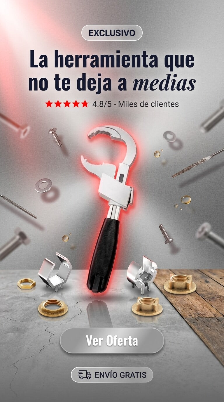 LLAVE UNIVERSAL PARA PLOMERIA