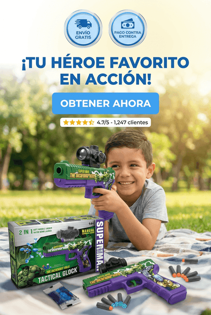 PISTOLA SUPER HEROE