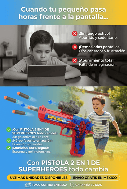 PISTOLA SUPER HEROE