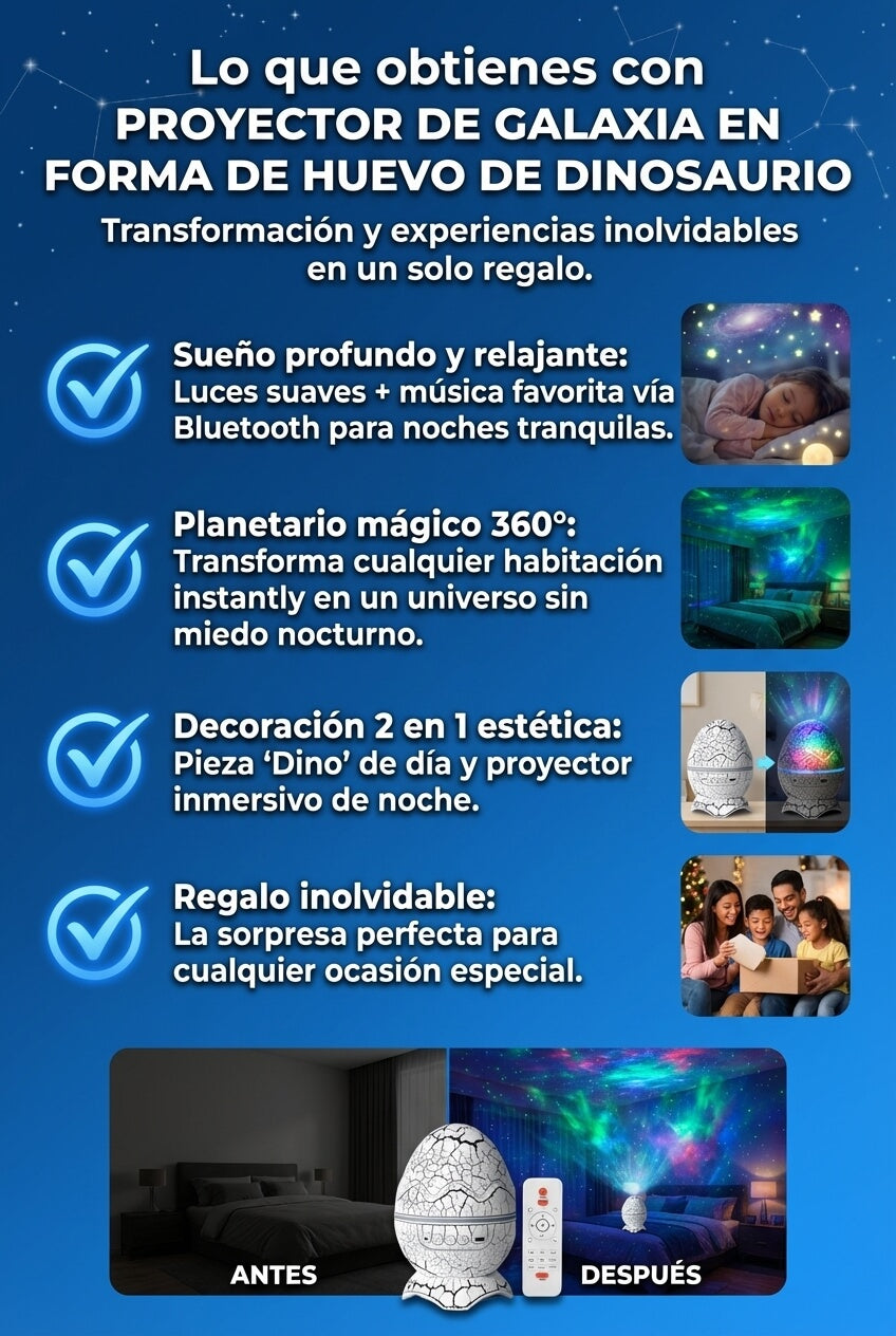 PROYECTOR DE ESTRELLAS Y GALAXIAS