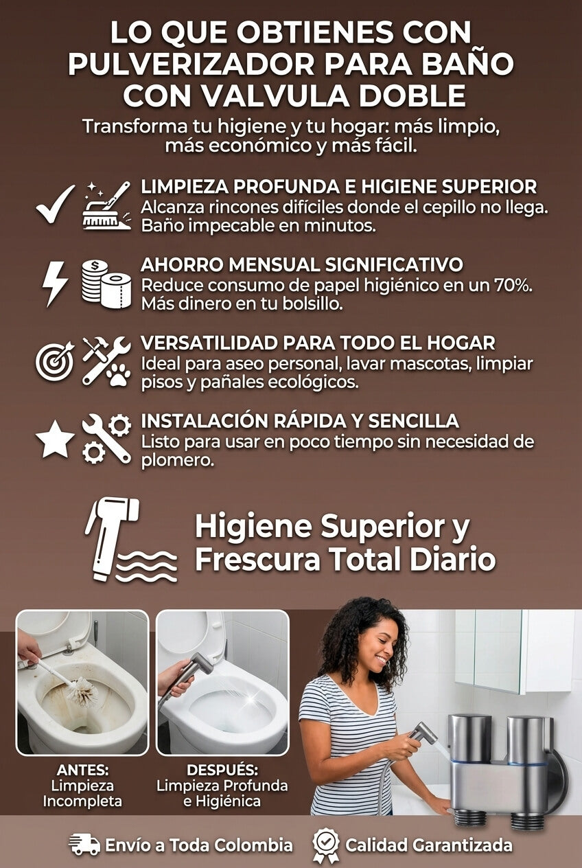 PULVERIZADOR VALVULA - DOBLE