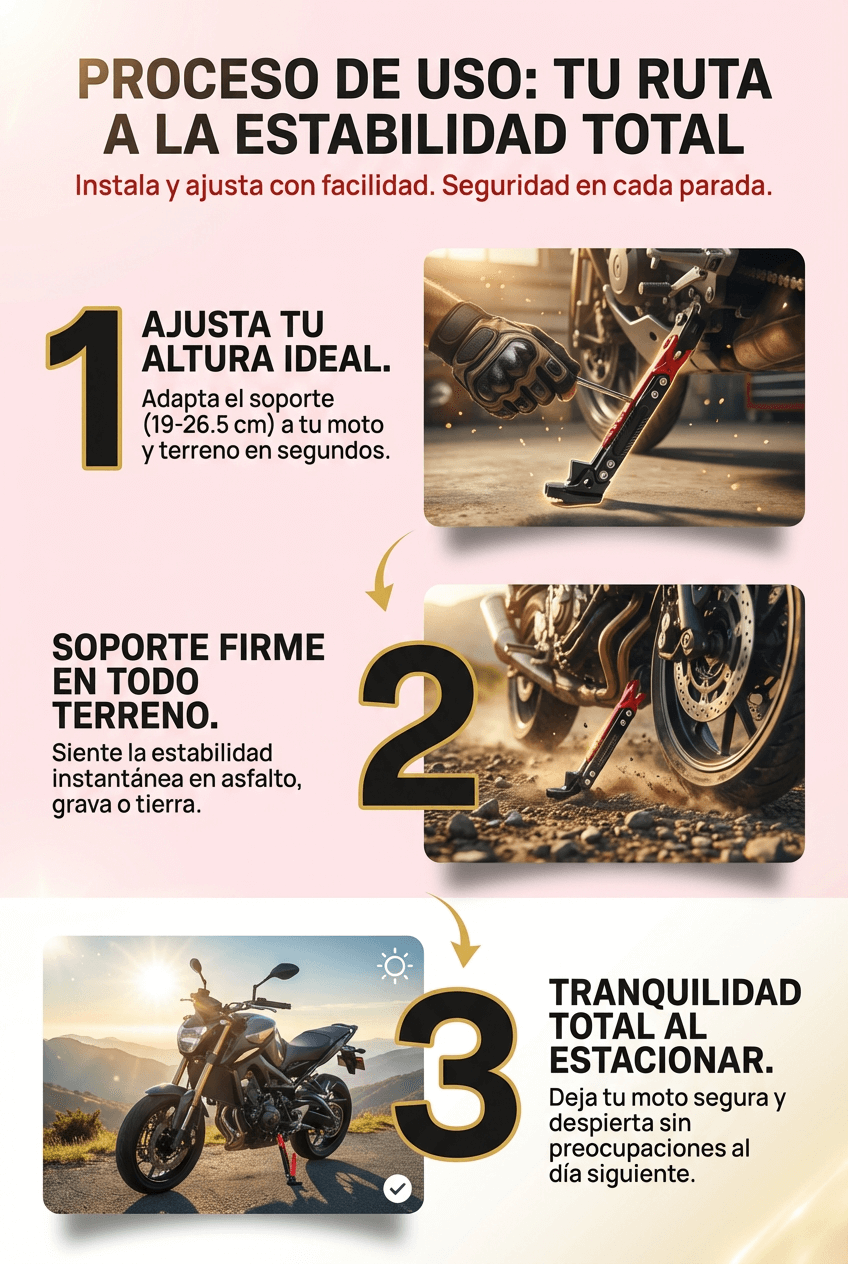 SOPORTE LATERAL PARA MOTO