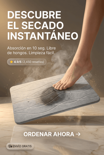 TAPETE EN PIEDRA SUPER ABSORBENTE