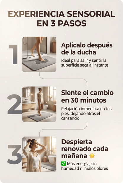 TAPETE EN PIEDRA SUPER ABSORBENTE