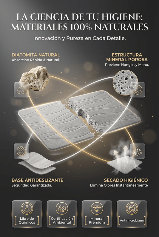 TAPETE EN PIEDRA SUPER ABSORBENTE